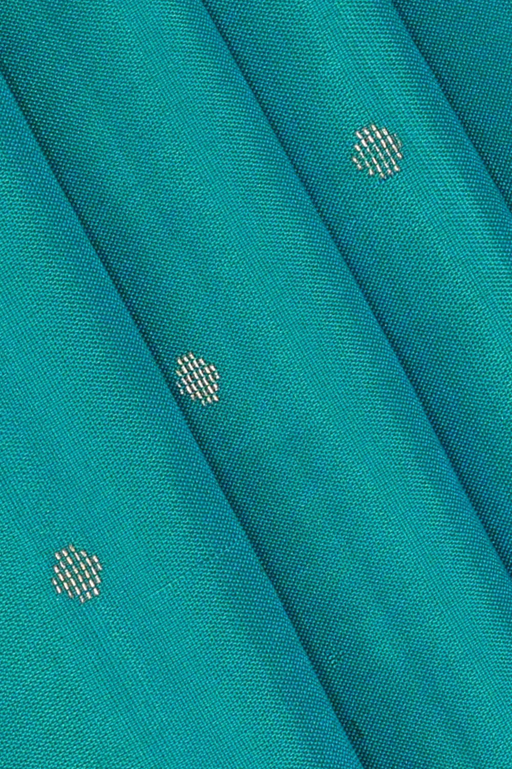 Image of Sky Blue Silk Saree